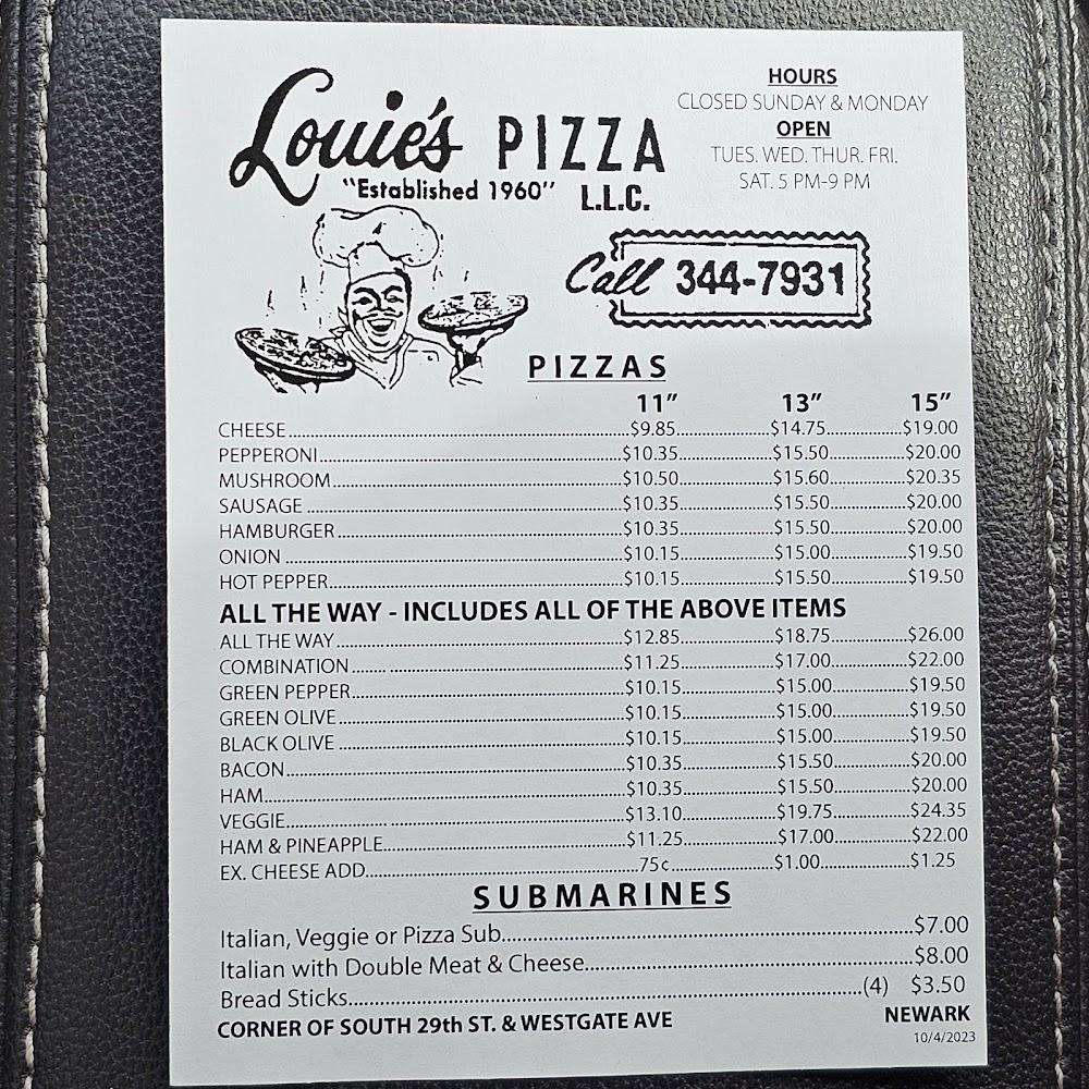 Louie's Pizza Mushroom